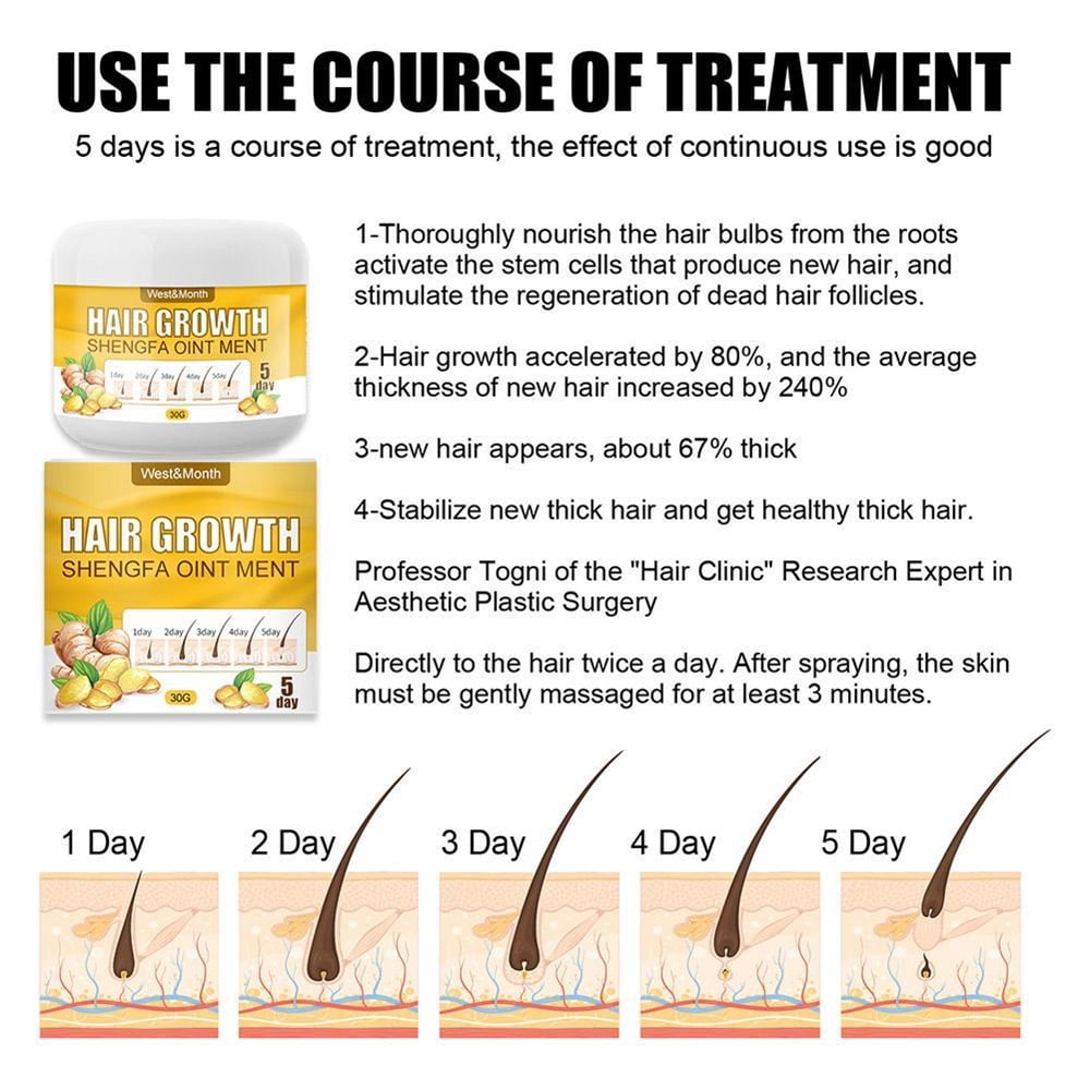 Buy Ginger Oil Hair Growth Cream Repair Natural Ointment Treatments