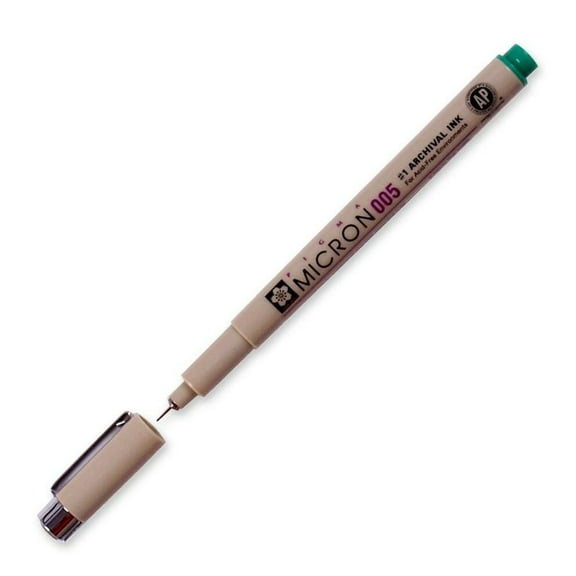 Pigma Green Fine Line Design Pen .20mm