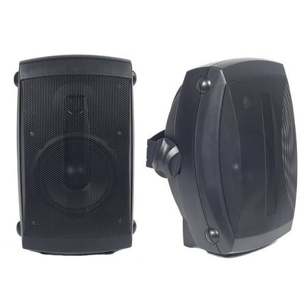 Re Audio Pair Audio Experience AES0107B Weatherproof Experience Patio Speakers 100W, 6.5