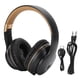 thumbnail image 1 of Auriculares estéreo inalámbricos Bluetooth MP3 para juegos de música Computadoras compatibles con tarjeta de memoria negro dorado, 1 of 10