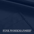 thumbnail image 3 of NICETOWN Door Curtain Panel, Sunlight Blocking Thermal Insulated French Door Drapery Panel for Privacy with Tie Back, Navy Blue, 25"x72", 1 Panel, 3 of 7