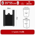 thumbnail image 1 of Bolsa de basura extra grande, gruesa, para uso doméstico, color negro, para mudanzas, para uso sanitario, portátil, de plástico, extra grande, 1 of 4