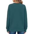 thumbnail image 5 of SPROUTOP Sweatshirt for Women Long Sleeve Crew Neck Pullover Loose Ladies Winter Tops, 5 of 9