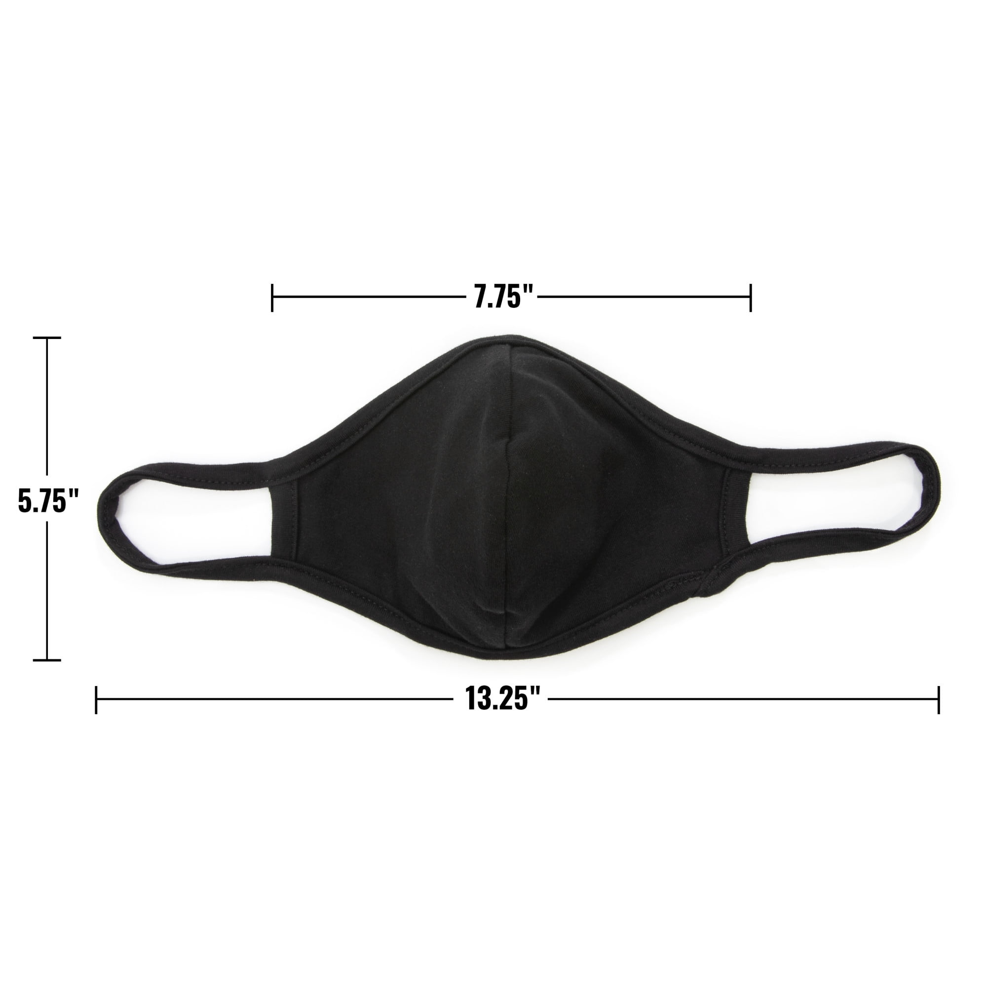 212 Performance CFME05000PK Washable Cotton Particulate Filtering Fabric Face Mask with Elastic Ear Straps, Bulk 50-Pack