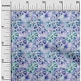 thumbnail image 2 of oneOone Cotton Cambric Medium Blue Fabric Floral Sewing Craft Projects Fabric Prints By Yard 42 Inch Wide-RV, 2 of 4