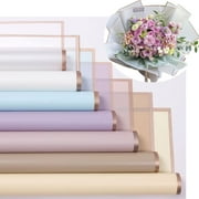 Xshelley(21pcs 7 colors 22.8 AIF4* 22.8 inches flower shop bouquet, DIY crafts, gift packaging or gift box packaging, waterproof flower wrapping paper