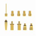 thumbnail image 3 of 10/12x Tire Air Chucks Tyre-Valve Air Compressor Pump Clip Car Thread Converter Inflator Nozzle Adapter Connector, 3 of 5