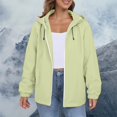 thumbnail image 5 of Comdrip Veste Légère pour Femmes! Veste Chaude Coupe-Vent Imperméable à Blocs de Couleur pour Femmes, Coupe-Vent d'Extérieur, Veste de Randonnée, Veste de Randonnée pour Femmes Légère Vert Pâle S, 5 of 5