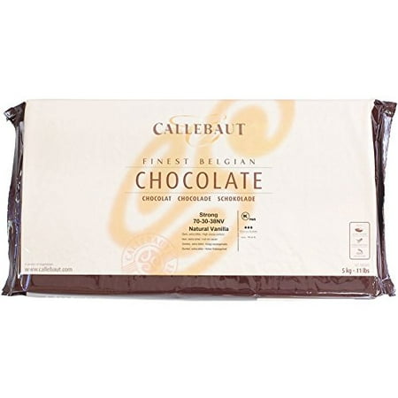Belgian Dark Chocolate Baking Block - 70.4% - 11 lb (Best Belgian Chocolate For Baking)