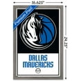 thumbnail image 2 of NBA Dallas Mavericks - Logo 21 Wall Poster, 14.725" x 22.375", Framed, 2 of 3