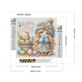 thumbnail image 2 of Pintura de diamante 5D Wdftyju DIY taladro redondo completo Pascua linda chica 30x30cm, 2 of 9