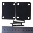thumbnail image 2 of Placa de Cuello Negra de acero con tornillos Para guitarra eléctrica Sunnimix, 2 of 4