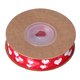 thumbnail image 4 of Cinta Roja de 2 uds., 1,5 cm/0,6 pulgadas de ancho, cintas con patrón de corazón, artesanía romántica de corte DIY para embalaje de regalo, 4 of 8
