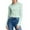 Light Green, variant on Bibifish Womens Hoodie Light Color Full Zip Up Drawstring Hood Cropped Fit Soft Fabric Casual Daily Outings Stylish Comfortable Hoodie