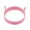 Pink, variant on Silicone Mould for Kitchen Eco Friendly Non Stick Egg Ring Set with Handles and Double Ears for Frying Round Egg Pancakes Durable Easy Release