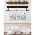 thumbnail image 3 of Green Eucalyptus Leaves Kitchen Dish Towels for Drying Dishes Set of 3, Summer Botanical Vintage Wooden Waffle Weave Microfiber Terry Hand Tea Bathroom Towels Quick Dry & Absorbent Towel 15.7x23.6, 3 of 7