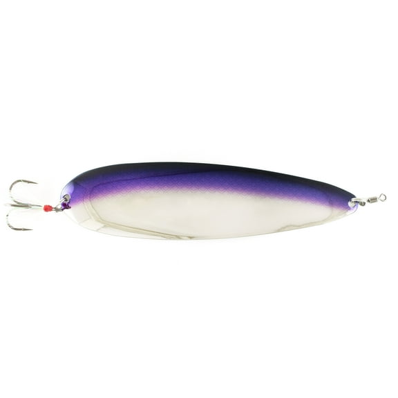 Nichols Lures 8FS15-35 8" Ben Parker Magnum Flutter Spoon Lavender Shad, 3.5 oz