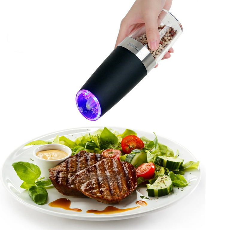 Homaider Electric Salt and Pepper Grinder Set