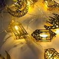 thumbnail image 2 of 1Pcs 5.25FT Battery Powered String Lights LED Wrought Iron Moon Castle Star Palace Ramadan Lighting, 2 of 8