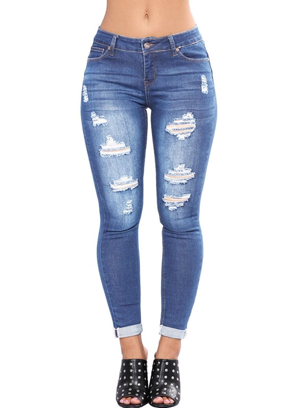 ladies ankle jeans