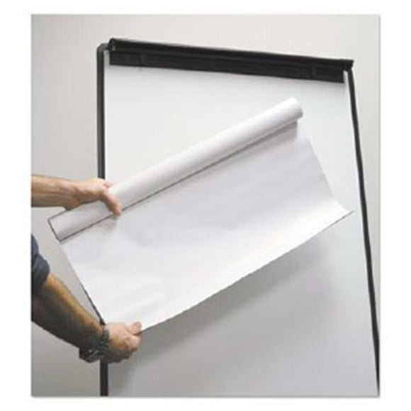 BVC FL1230207 MasterVision Super Value Reposisitionable Easel Pad Roll- White