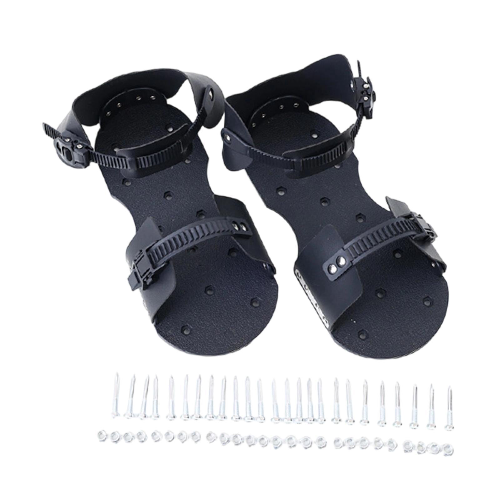 MAGIDEAL Lawn Aerator Shoes Yard Aerator Tool for Epoxy Floor Yard Grass Nail 2.8cm