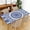 Blue-Mandala, variant on YESAD Waterproof Fitted Rectangle Tablecloth With Elastic Edge, Wipeable Table Cover For 6 Ft Tables, Perfect For Outdoor Picnic & Camping,24x48in,Jungle-Leaf