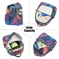 thumbnail image 5 of FORMRS Mini Backpack Purse for Women Travel Daypack Casual Shoulder Bag, Space Astronaut, 5 of 7