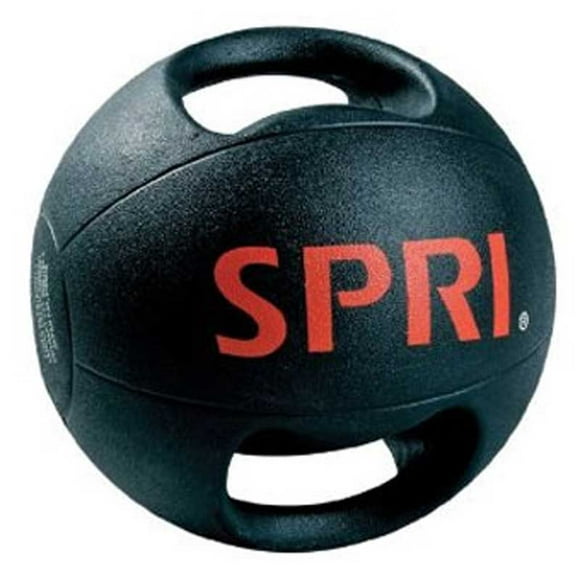 SPRI Double Grip Xerball Médecine Ball, 12 Livres, Couleur Peut Varier
