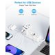 thumbnail image 3 of Adaptador de viaje RMTBEEG universal con 3 puertos USB-C y 2 USB-A, 3 of 7