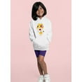 thumbnail image 2 of Giraffe With Cake Hoodie Juniors -Image by Shutterstock,  Large, 2 of 4