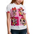 thumbnail image 6 of The Powerpuff Girls Kids Short Sleeve Tee Shirt Novelty Crewneck T-Shirts Unisex Summer Blouse Tops for Boys Girls 110CM, 6 of 8