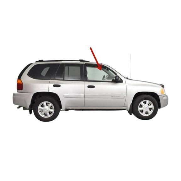 Laminated Passenger Right Side Front Door Window Door Glass Compatible with Chevrolet Trailblazer SS 2006-2009/GMC Envoy Denali & Envoy XL 2005-2009/Saab 9-7x 2005-2009/Buick Rainier 2004-2007 Models