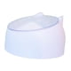 thumbnail image 2 of Baño de arena para hámster, inodoro, fácil de limpiar, accesorios para jaula, bañera antipolvo Blanco, 2 of 9