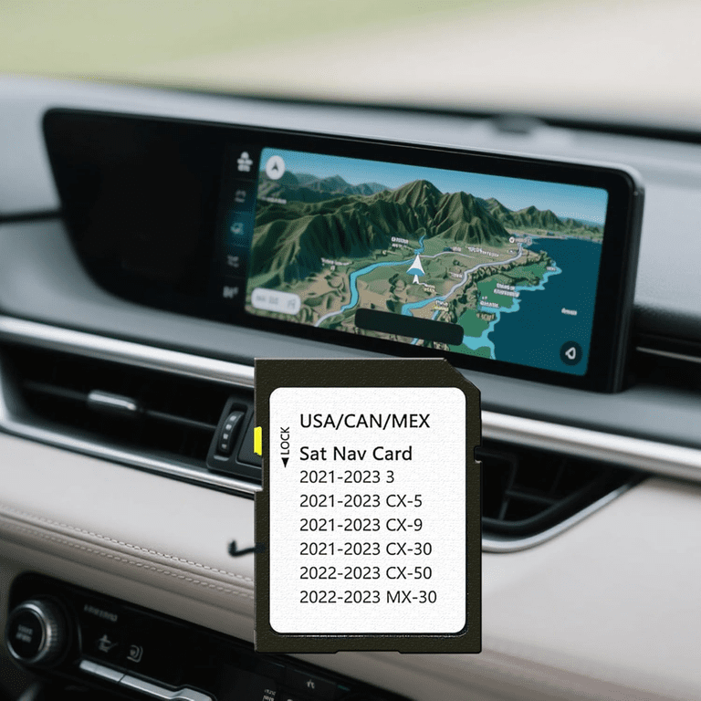 2025 Upgraded Navigation SD Card for Mazda 2021-2023 Cx5/Cx9/Cx30