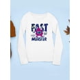 thumbnail image 3 of Fast Monster Skater Long Sleeve Toddler -Image by Shutterstock,  4 Toddler, 3 of 4