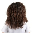 thumbnail image 4 of SUCS Women's Fashion Wig Brown Synthetic Hairshort Wigs hair Wave Wig, 4 of 5