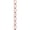 Copper Finish, variant on B&P Lamp® Steel Decorative Chain W/White Finish, 3 Ft. Length