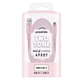 thumbnail image 7 of Powertek USB-A to USB-C Two-Tone Pastel Fast Charge Cable, 6 ft, Pink, 7 of 7