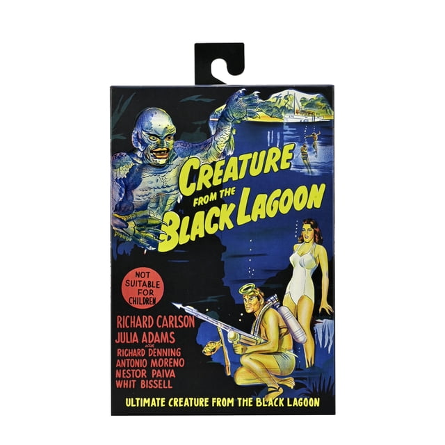 Figura Neca Universal Monsters: The Creature From the Black Lagoon (Blanco y Negro)