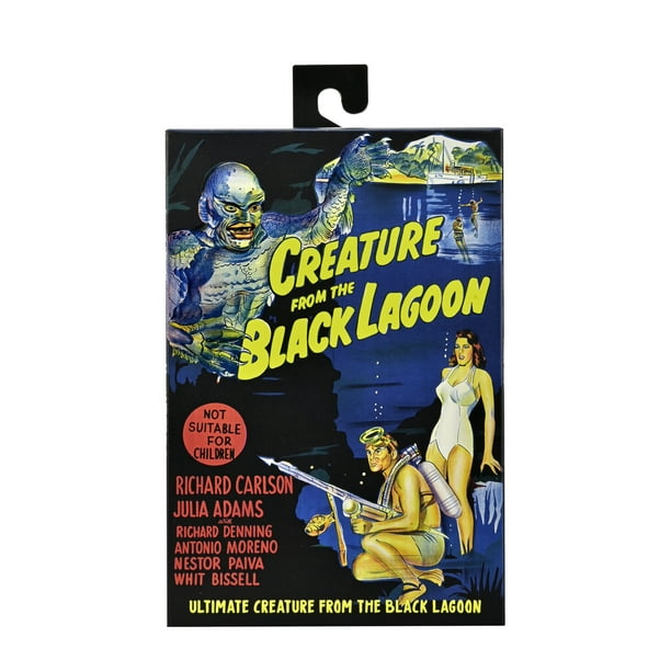 Figura Neca Universal Monsters: The Creature From the Black Lagoon (Blanco y Negro)