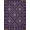 Purple, Pattern 7, variant on ODIKA 4' x 6' Machine Washable Non-Slip Area Rug, oriental paisley High Traffic Rug, Purple, 1148975