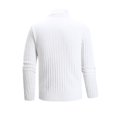 thumbnail image 6 of Domuza Men’s Turtleneck Sweater, Long‑Sleeve Stretch Ribbed Knitted Pullover Top, Slim‑Fit Basic Lightweight Casual Jumper for Fall & Winter, 6 of 6