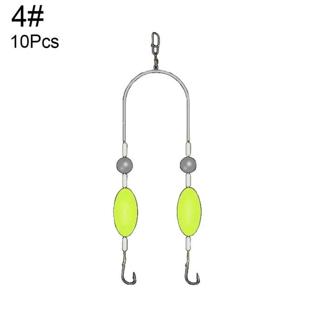 /10x DoubleHook Reverse Bottom Rig Upgraded Version Boosts Hook Fishing Hoo K7I