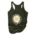thumbnail image 4 of Aloohaidyvio Tops,Women Plus Size Summer Sun Moon Print O Neck Sleeveless Casual T-Shirt Top Tank, 4 of 5