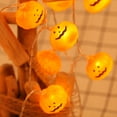 thumbnail image 2 of Fiudx Linterna Colgante de Halloween, Luz Led Amarilla, Adornos para Fiestas, Ambiente de Bar, Karaoke y Dormitorio, Iluminación Festiva, Tamaño 4,5 X 3 Cm, Funciona con Pilas, 6 W de Potencia., 2 of 2