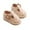 Beige, variant on Baby Girls Shoes Soft Sole PU Leather Mary Janes Flats Flower Dots First Walkers Flats Non Slip Infant Shoes (6, Pink)