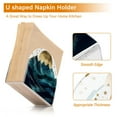 thumbnail image 5 of Yayeee Napkin Holder for Table Kitchen Paper Tissue Organization, Blue Mountains, 5 of 8