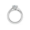 thumbnail image 2 of 1.00 Carat Brilliant Princess Cut Natural Diamond Elegant Solitaire Ring for her Solid 18K White Gold Size 9.5, 2 of 8