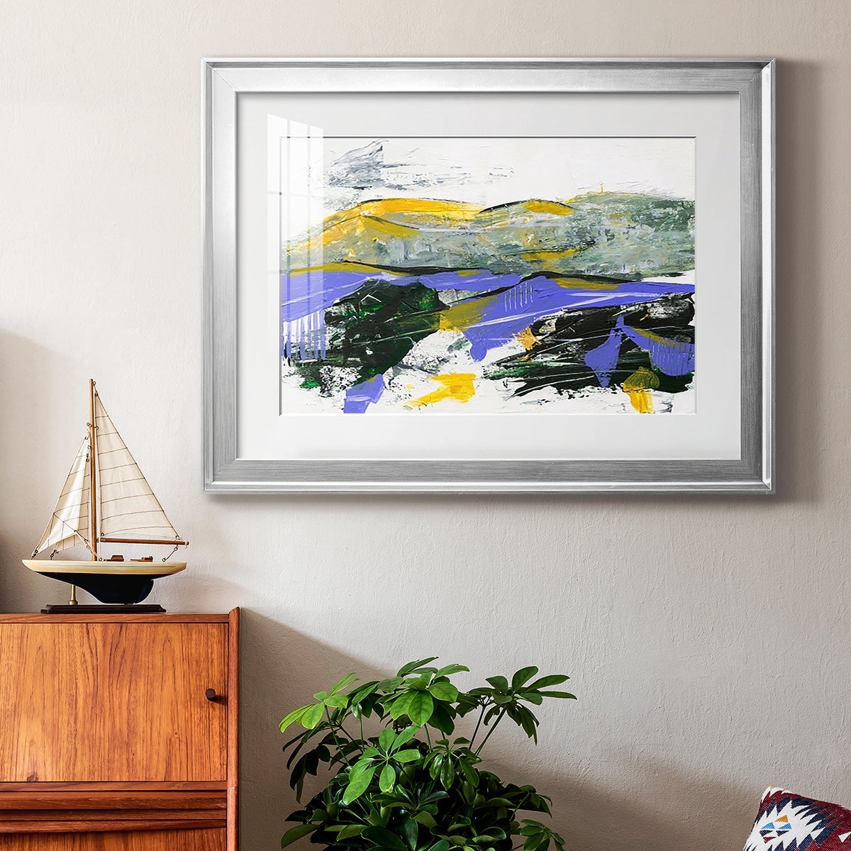 Silent Mountain IV Premium Framed Print - Ready to Hang